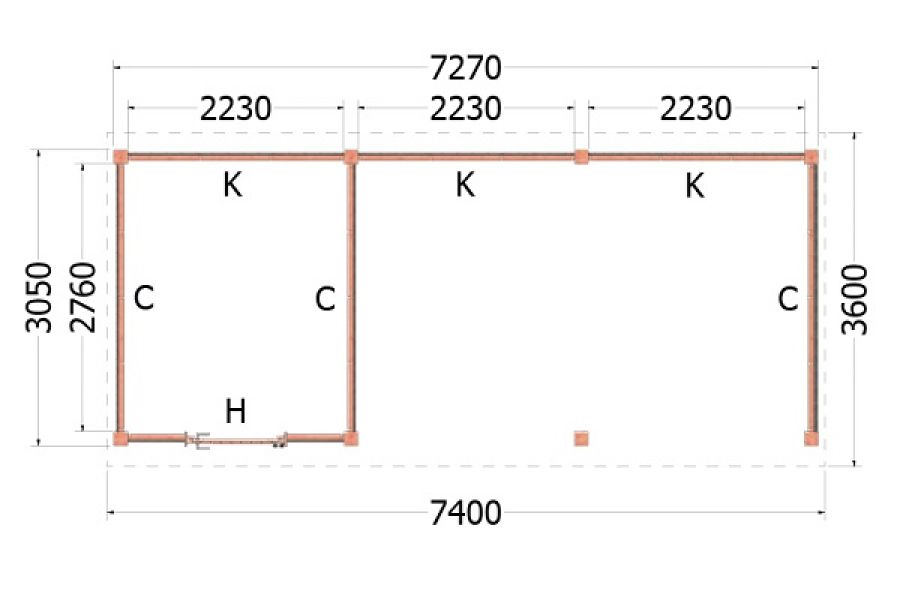 Kapschuur de Stee plattegrond