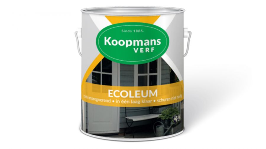 Koopmans Ecoleum grenenkleur blik voor behandeling van buitenhout