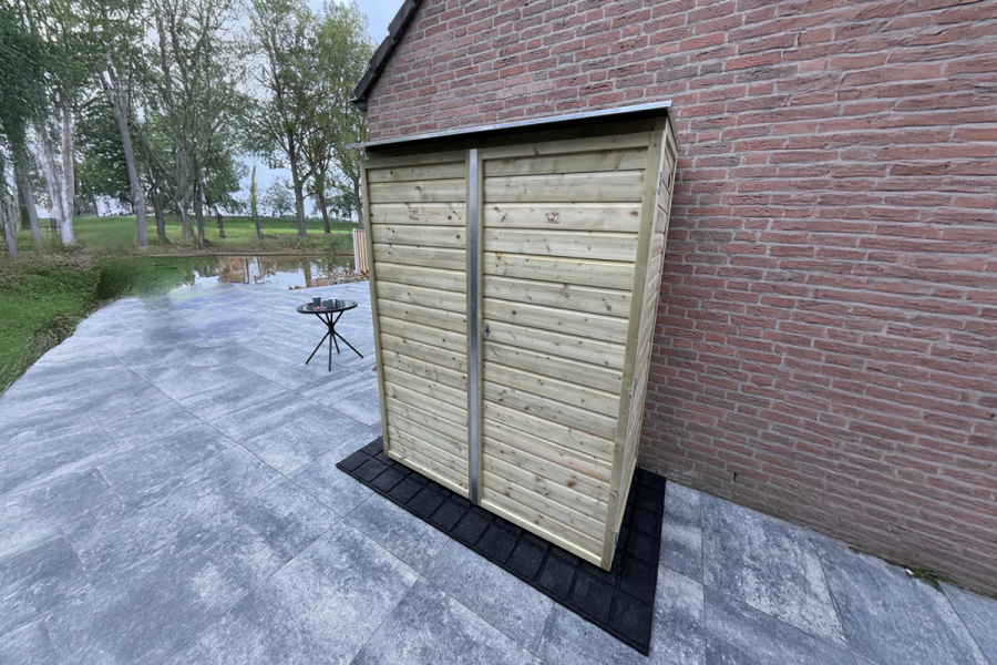 Lutrabox Hoge tuinkast 160x82x206 cm