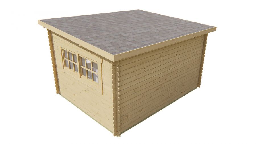 Blokhut Loya 380x300 cm - Honing geïmpregneerd