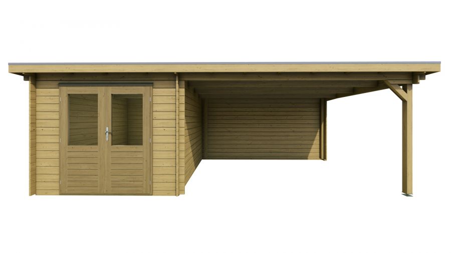 Classicline Blokhut Drenthe Geïmpregneerd 250x300 + 400