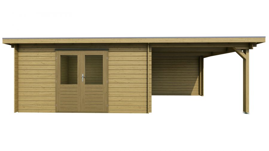 Classicline Blokhut Flevoland Geïmpregneerd 400x250 + 300