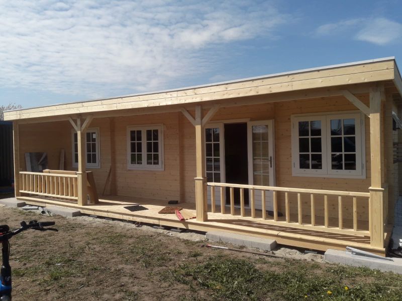 Maatwerk chalet 950x500 cm - 's-Gravendeel