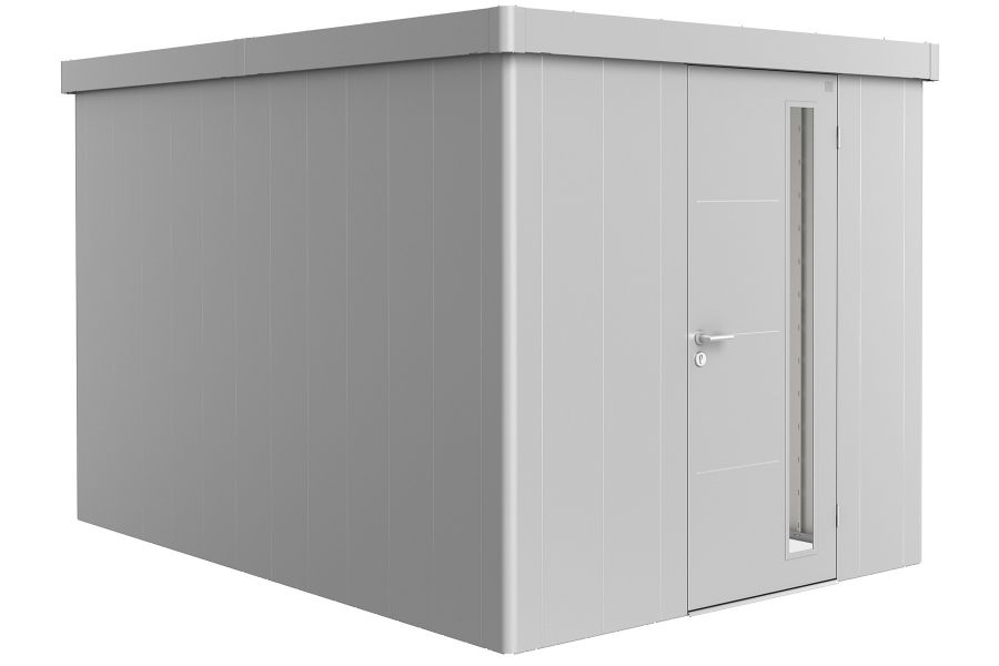 metalen berging neo zilvergrijs 4b - enkele deur