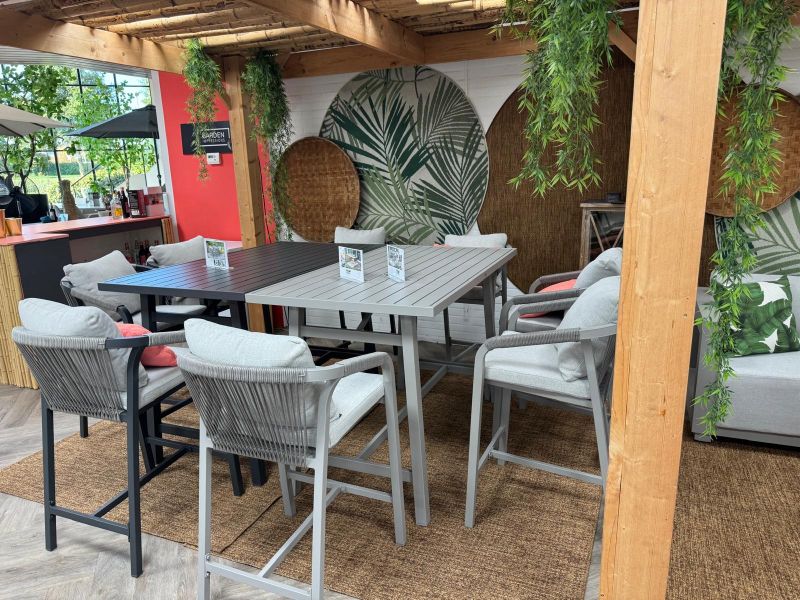 Garden Impressions barset Monti 5-delig taupe / rope grey sand / valley sand - Showmodel Amersfoort, Woerden & Wommelgem