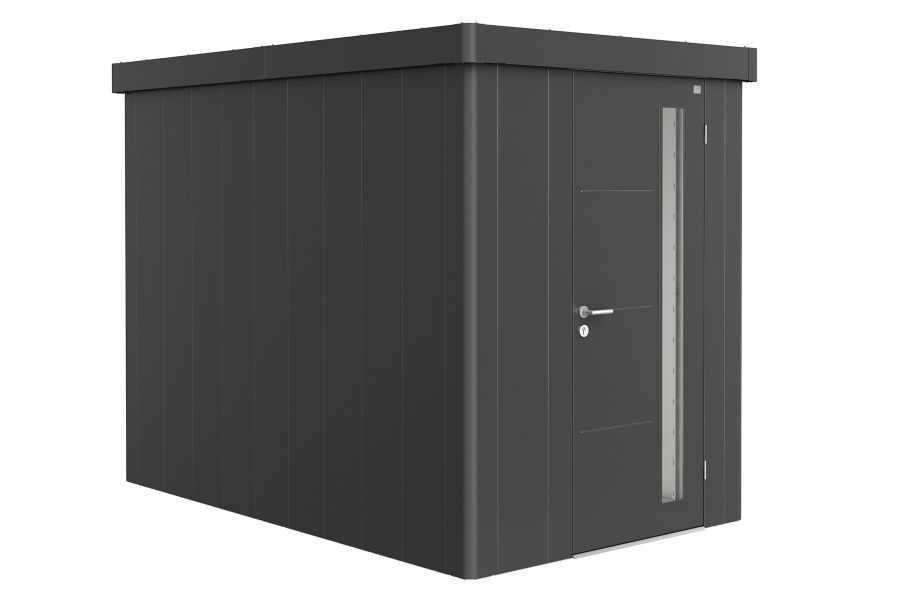 Neo 3a donkergrijs metalen berging