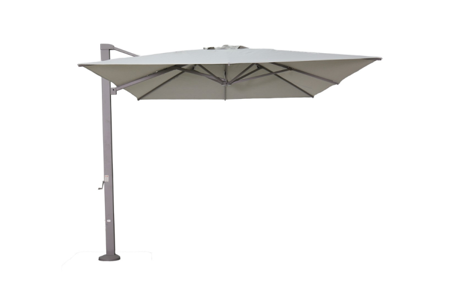 Garden Impressions Hawaii Emperor zweefparasol - 300x400 cm taupe / royal sand