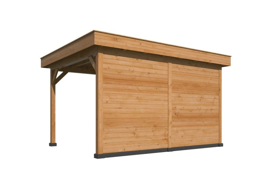 Tuindeco Oslo L Overkapping type 2 478x380 cm Lariks/Douglashout blank