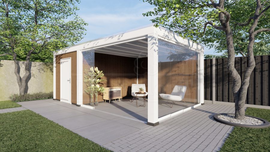Trendhout Overkapping Palermo XXL 625x380 cm