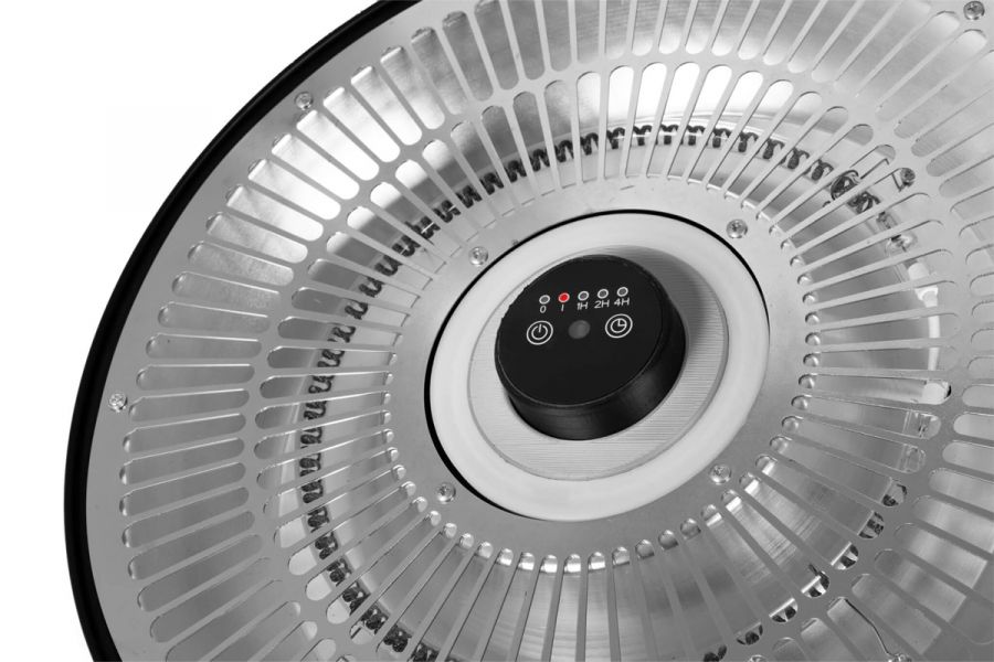 Eurom Hanglamp heater 1500 RC terrasverwarmer Ø43x10 cm