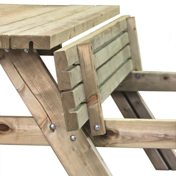 Vuren picknicktafel basis
