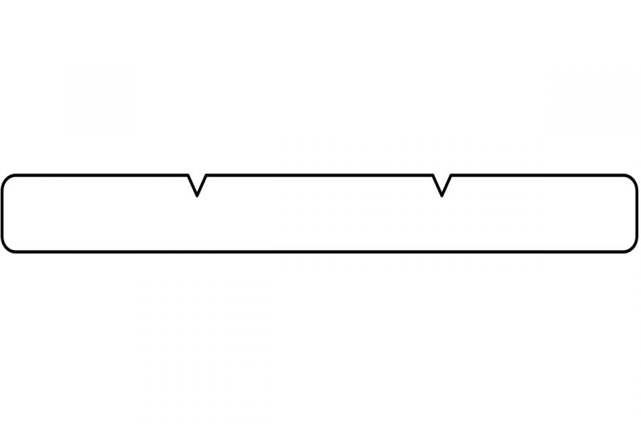 Schuttingplank Hardhout glad geschaafd voorzijde 2x V-groef 1,4x14x180 cm