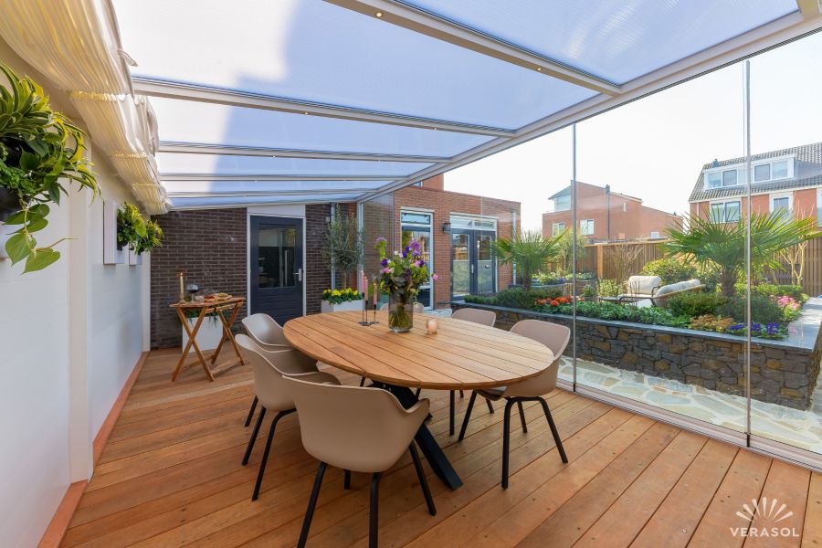 Verasol Profiline 2.0 aluminium veranda 300x400 cm glasdak