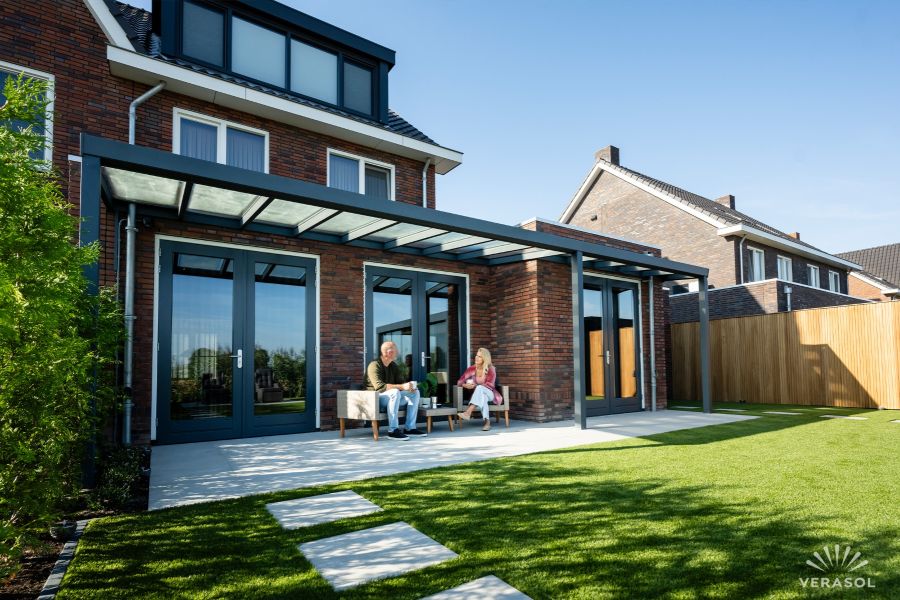Verasol Profiline 2.0 aluminium veranda 300x400 cm glasdak