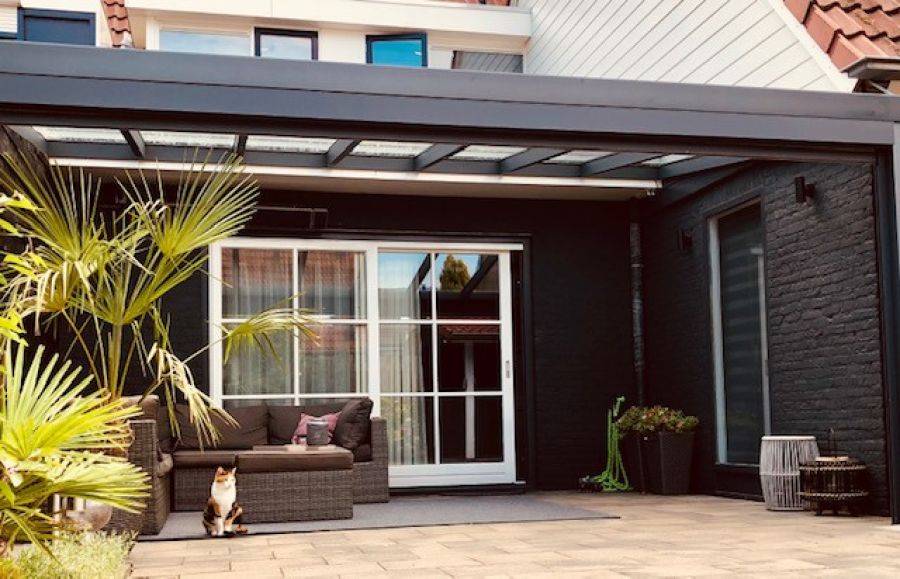 Verasol Profiline 2.0 aluminium veranda 400x350 cm glasdak