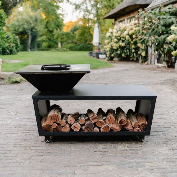 Barbecue Compania - incl. hoes en houtopslag - Ø 60 cm 