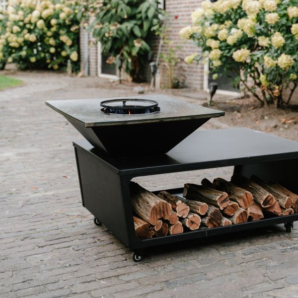 Barbecue Compania - incl. hoes en houtopslag - Ø 60 cm 