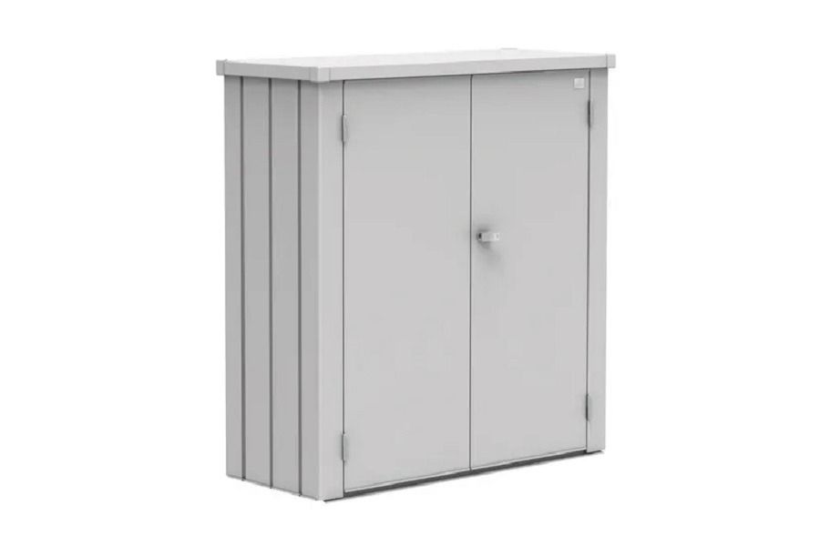 Biohort Romeo M terraskast zilvergrijs metallic 132x57x140 cm