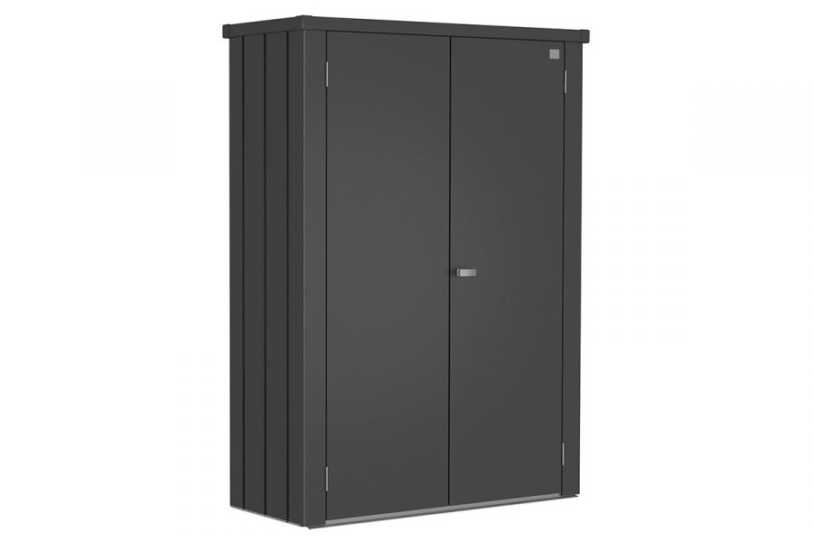 Biohort Terraskast Romeo M High donkergrijs metallic 132x57x181 cm