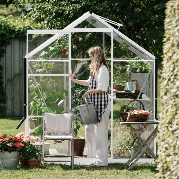 Tuinkas Kate IV - 192x375 cm - Wit - Full Options