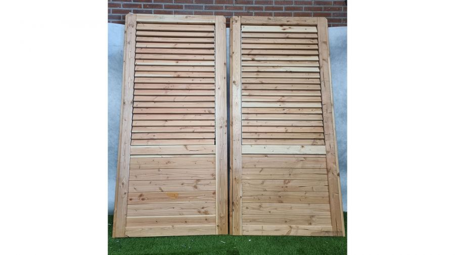 Louvre wand vuren– 223,5x107,5 cm - 2 stuks beschikbaar - SALE25151
