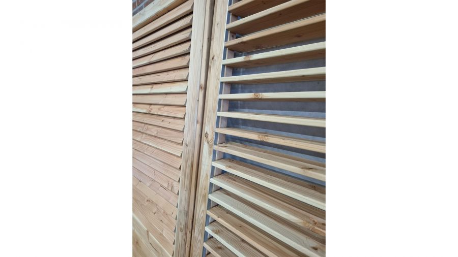 Louvre wand vuren– 223,5x107,5 cm - 2 stuks beschikbaar - SALE25151