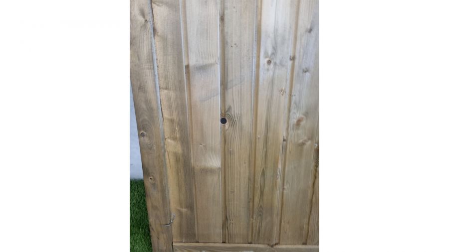 Enkele houten geïmpregneerde tuindeur 179,5 x 100 cm - SALE25156
