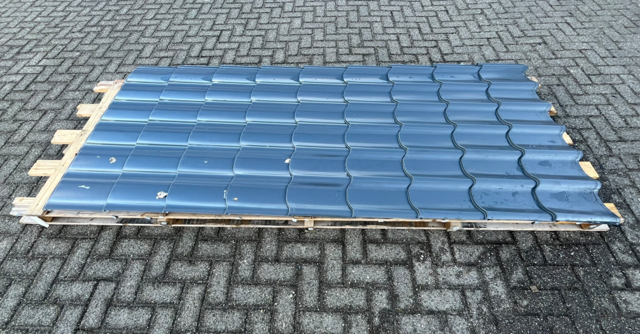 4x Dakpanprofielplaten antraciet (19,96m2) - Excl. Nokvorsten en bevestigingsmateriaal - SALE25009