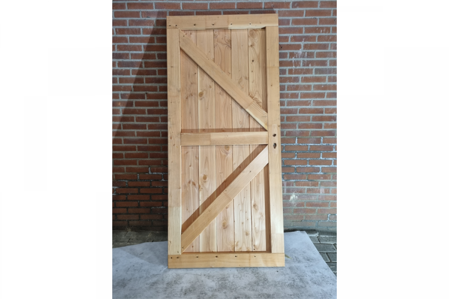 Enkele houten deur blank douglas 78,9 x 194,4 cm - SALE25033