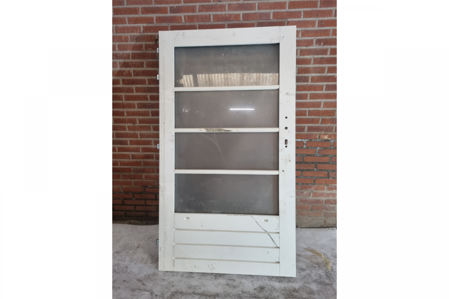 Enkele houten deur wit 101 x 180,2 cm - SALE25037