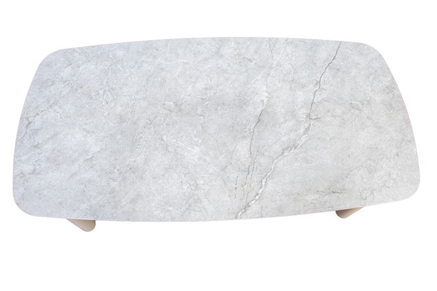 SenS-Line Siena loungeset 5-delig aluminium met grijze kussens