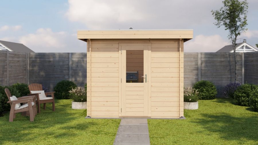 Lugarde Select Blokhut Arnhem 250x200cm - Onbehandeld