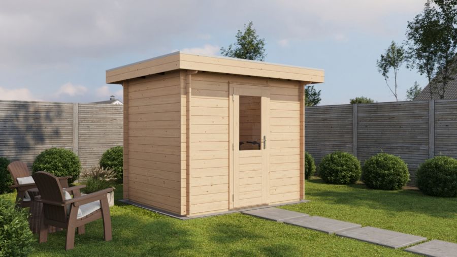 Lugarde Select Blokhut Arnhem 250x200cm - Onbehandeld