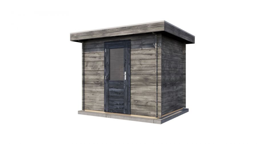 Lugarde Select Blokhut Arnhem 250x200cm - Keteldruk Grijs