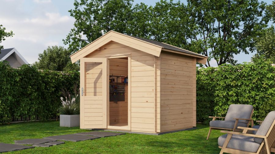 Lugarde Select Blokhut Ruurlo 250x200cm - Onbehandeld