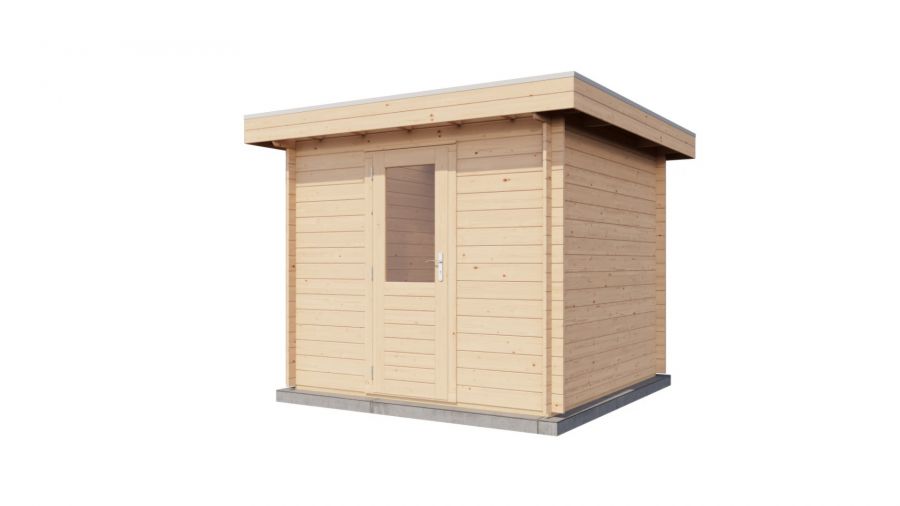 Lugarde Select Blokhut Zwolle 250x250cm - Onbehandeld