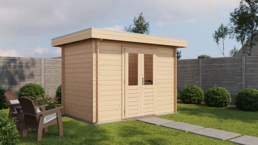 Lugarde Select Blokhut Nijmegen 300x200cm - Onbehandeld