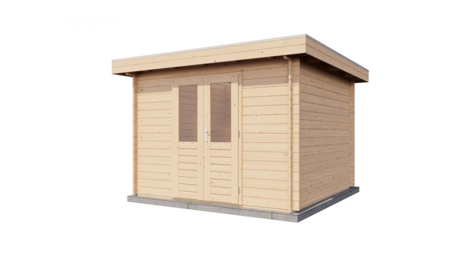 Lugarde Select Blokhut Amersfoort 300x300cm - Onbehandeld