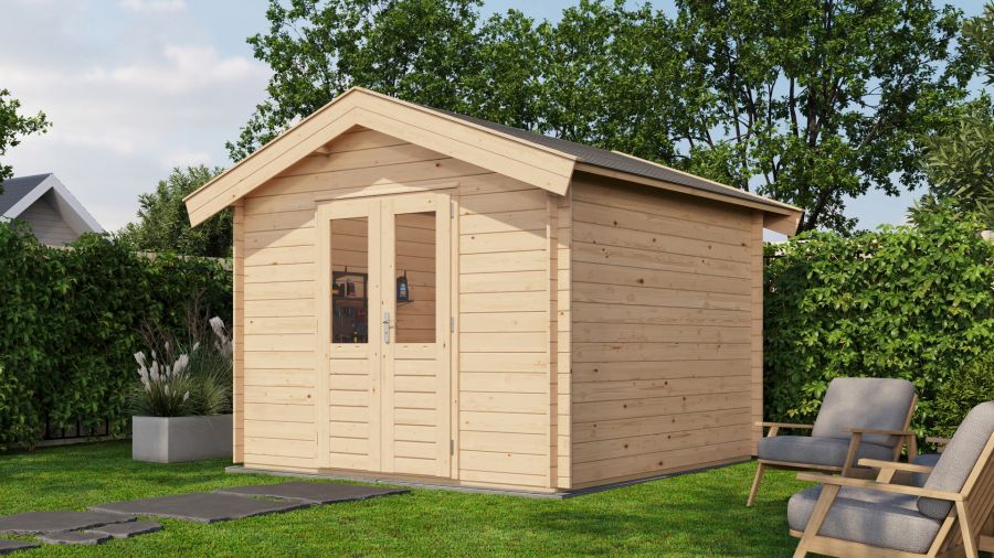 Lugarde Select Blokhut Twello 300x300cm - Onbehandeld