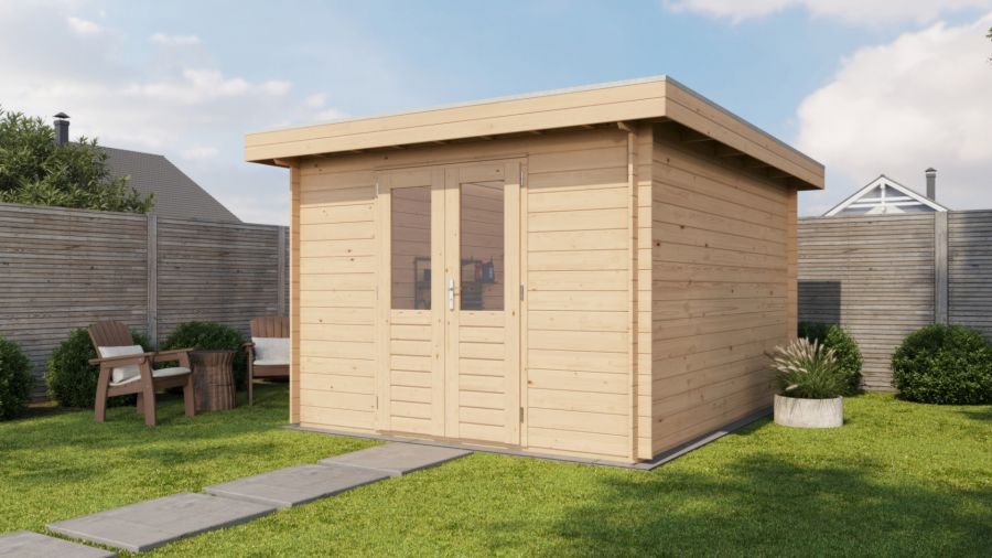 Lugarde Select Blokhut Barneveld 300x400cm - Onbehandeld