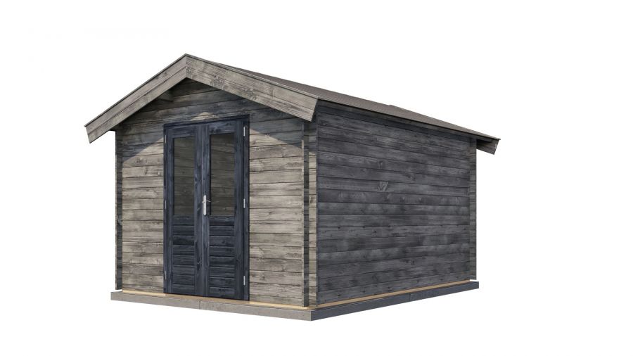 Lugarde Select Blokhut Olst 300x400cm - Keteldruk Grijs