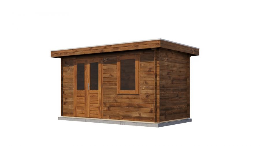 Lugarde Select Blokhut Doetinchem 400x200cm - Keteldruk Bruin