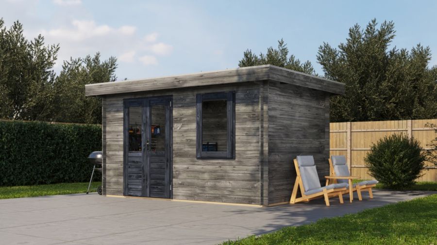 Lugarde Select Blokhut Renkum 400x300cm - Onbehandeld