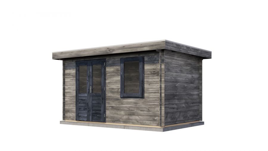 Lugarde Select Blokhut Veenendaal 400x250cm - Keteldruk Grijs
