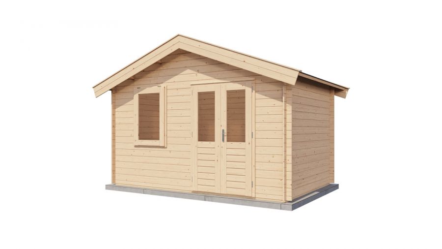 Lugarde Select Blokhut Wijhe 400x250cm - Onbehandeld