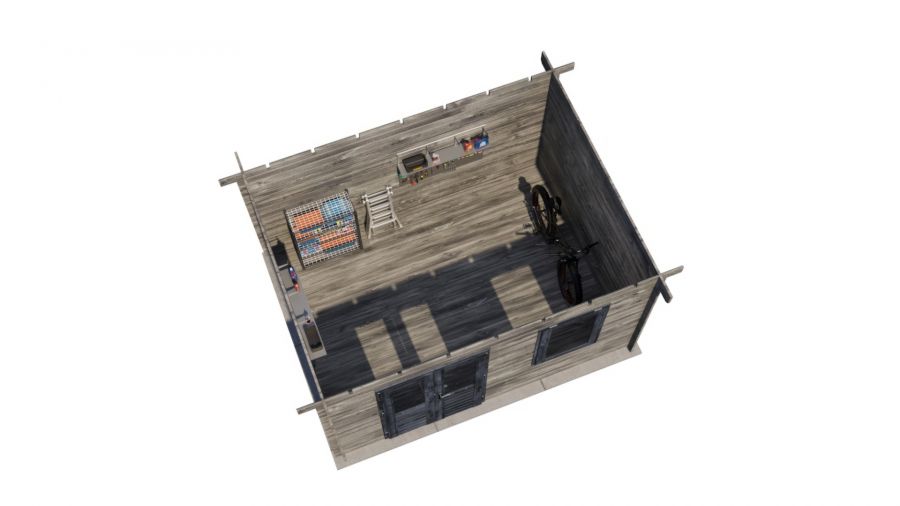 Lugarde Select Blokhut Renkum 400x300cm - Keteldruk Grijs