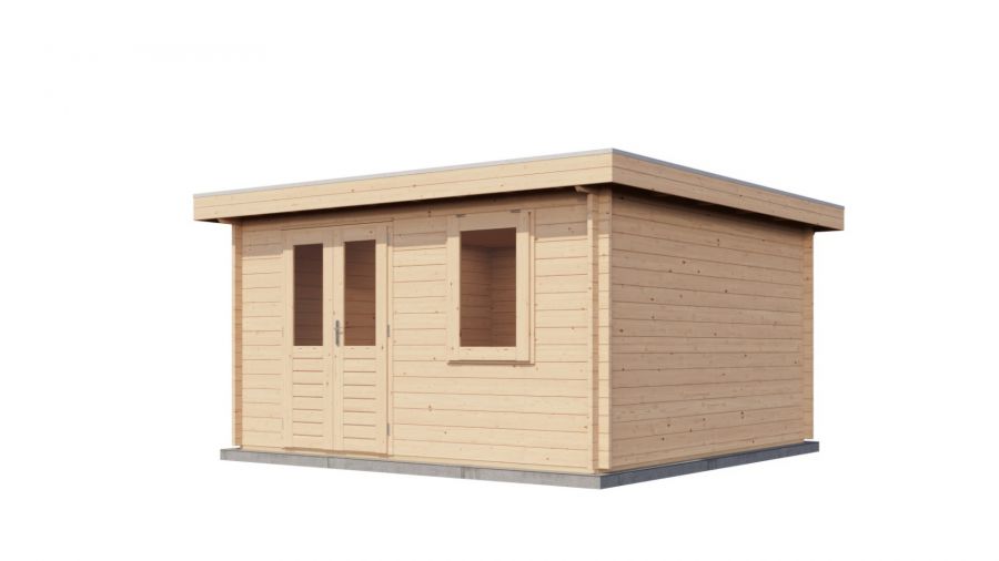 Lugarde Select Blokhut Winterswijk 400x400cm - Onbehandeld