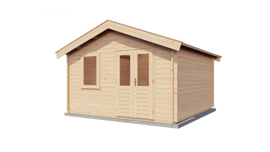 Lugarde Select Blokhut Loenen 400x400cm - Onbehandeld