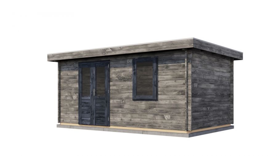 Lugarde Select Blokhut Zevenaar 500x300cm - Keteldruk Grijs
