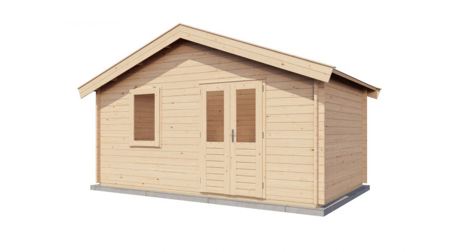 Lugarde Select Blokhut Wolfheze 500x300cm - Onbehandeld
